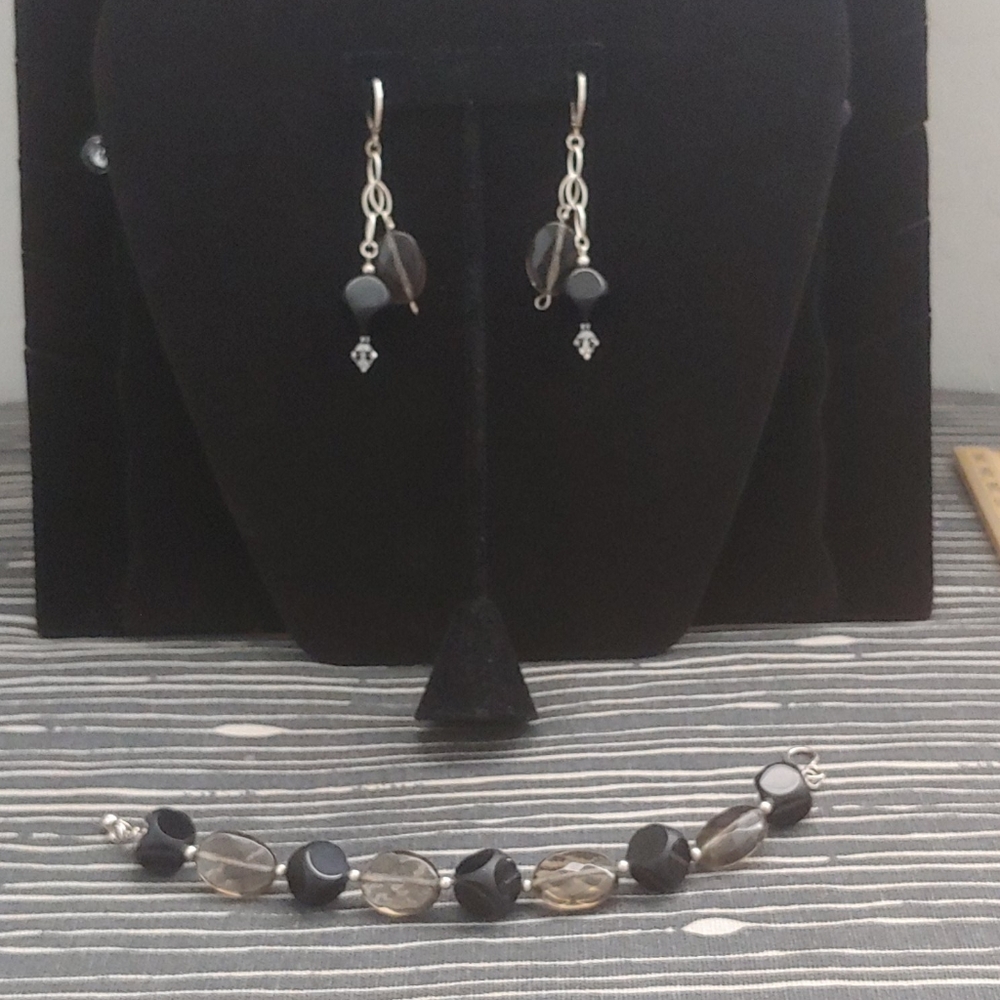 Statement Bracelet with earrings